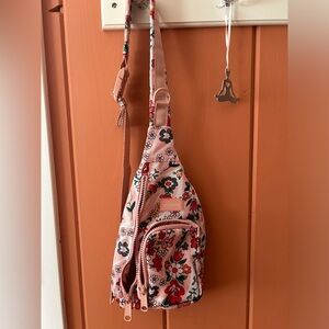 Vera Bradley crossbody mini sling backpack in excellent shape. No signs of wear.